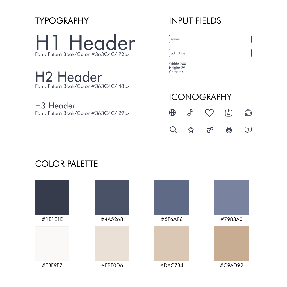 Custom design system for Eva Beckemyer portfolio